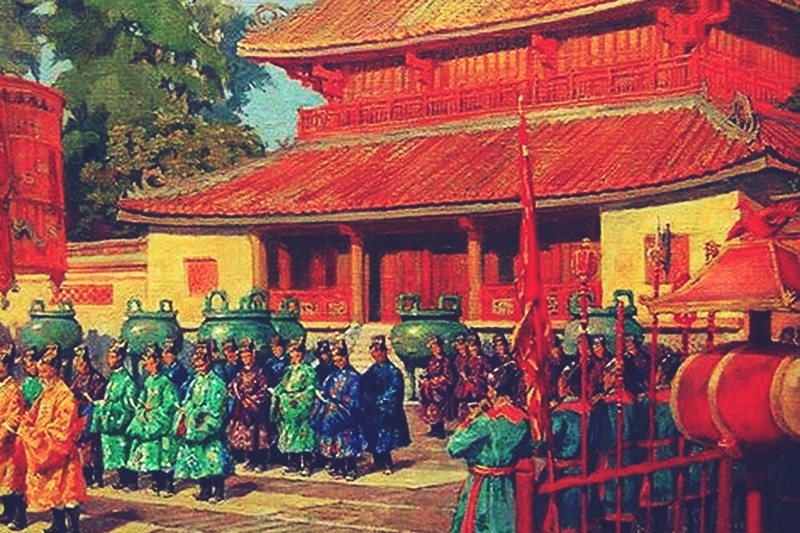 Nghi lễ chúc Tết vua và nhận tiền mừng năm mới